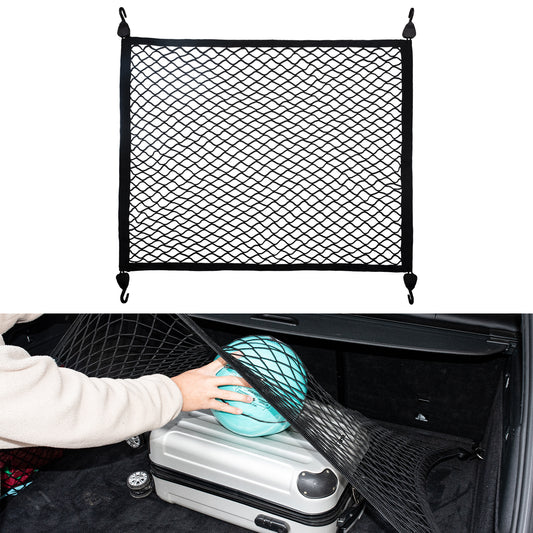 VEHIRIE Cargo Net for SUV Car Trunk Net Organizer 31.5"x23.6" Stretch to 70.8"x47.2"