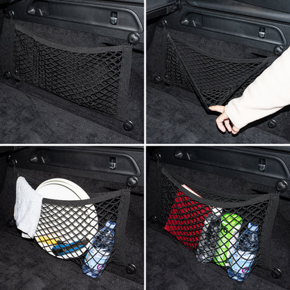 2 Pack Small Cargo Net Pocket Storage Pouch Bag 21 x 9.8 Inches RV Netting